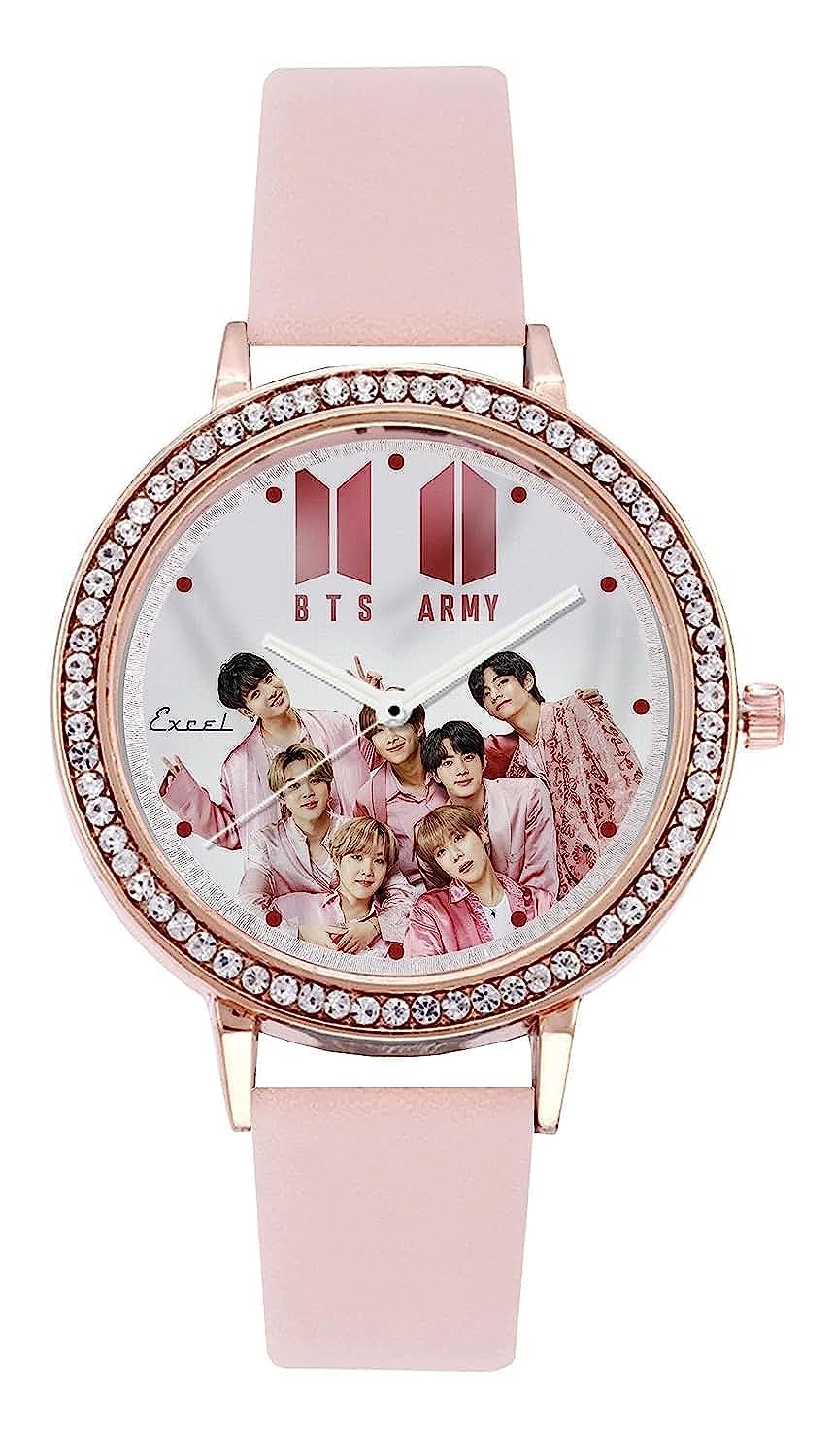 HELLO TRADERS Synthetic Bts Analog Pink Dimond_03 Rosegold Watch|Girls|Premium Rosegold Watch (B0CC2V5H26) Amazon Price History, Amazon Price Tracker