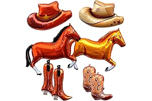Cadeya Western Bachelorette Party Decorations Kit: 8 Pcs Giant Balloons