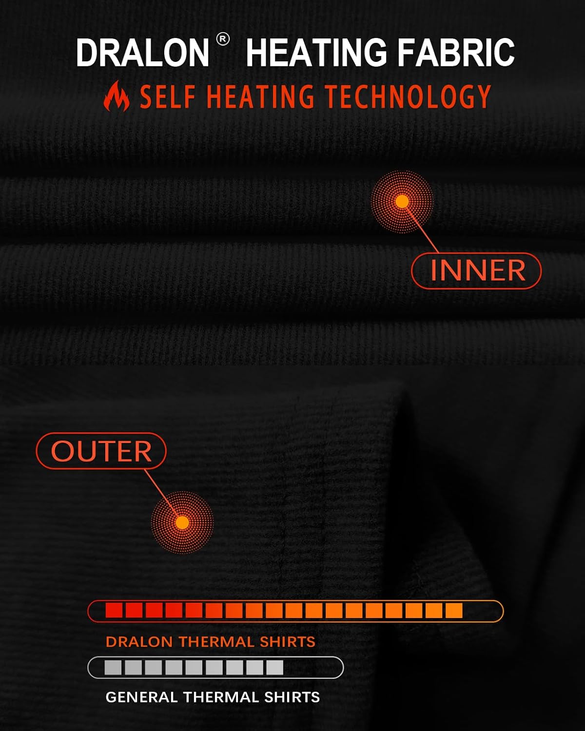 WOWENY Thermal Shirts for Women Base Layer Soft Fleece Lined Long Sleeve Top Thermal Underwear Winter Cold Weather - Image 3