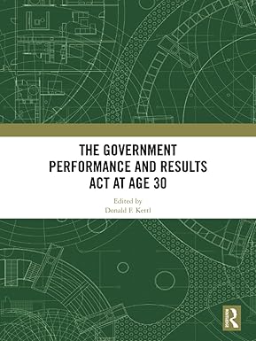 The Government Performance and Results Act at Age 30 book cover