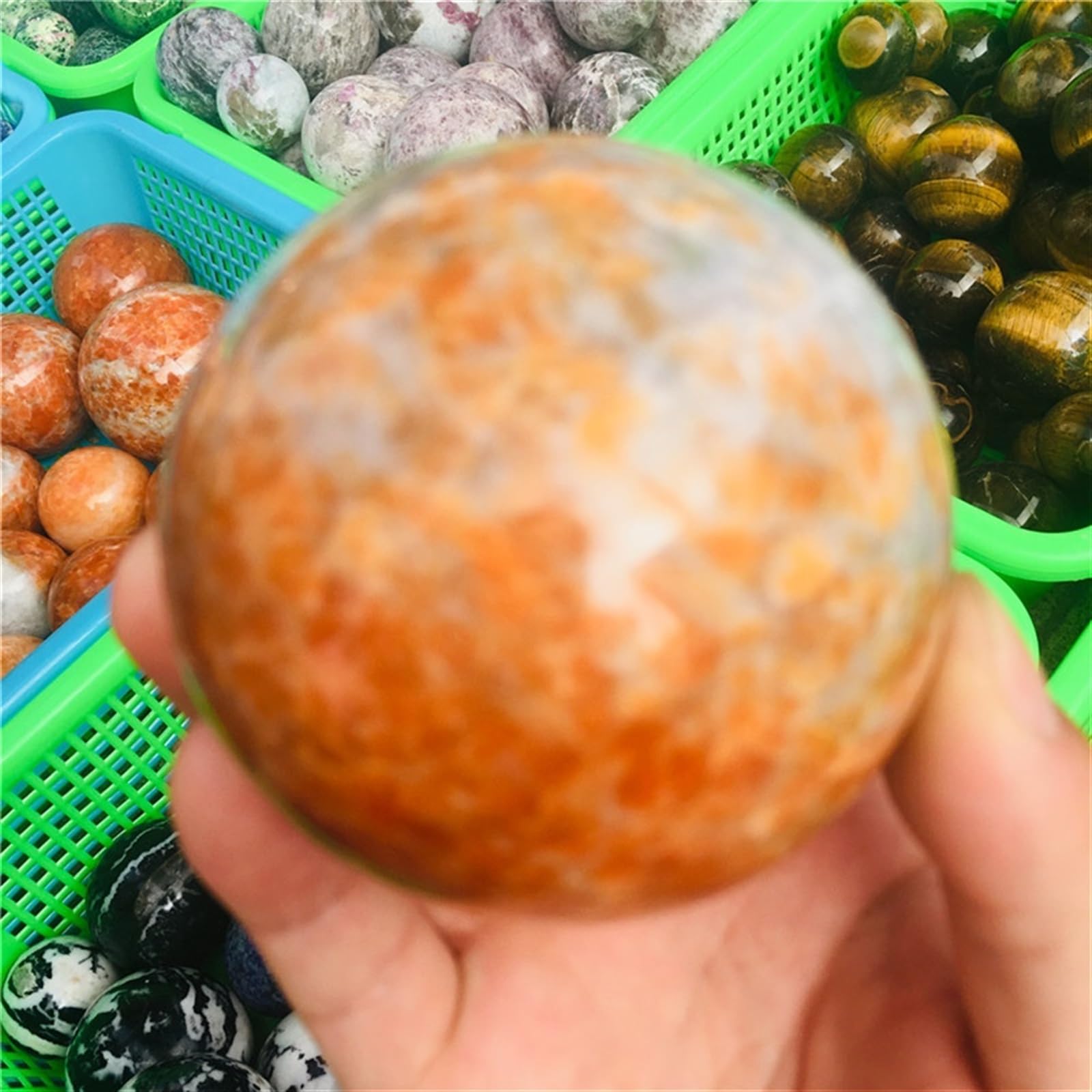 Bellissimo Sfera di Cristal di Quarzo Naturale Sfera di Decorazione della casa in Pietra del Sole Regalo