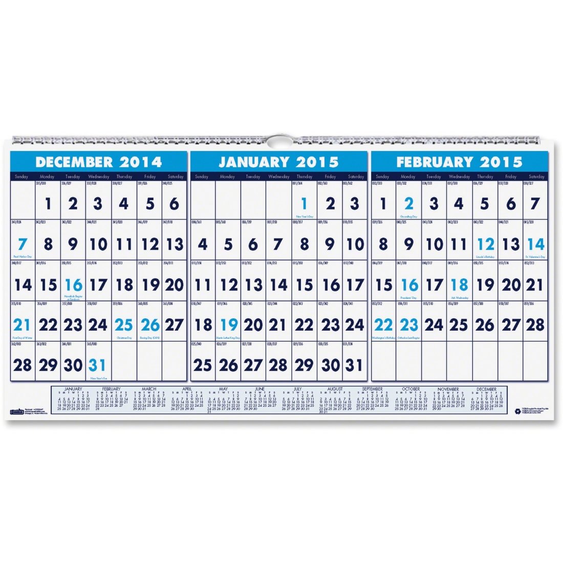 Amazon.com: HOD3648 - House of Doolittle 3-Month Horizontal Wall