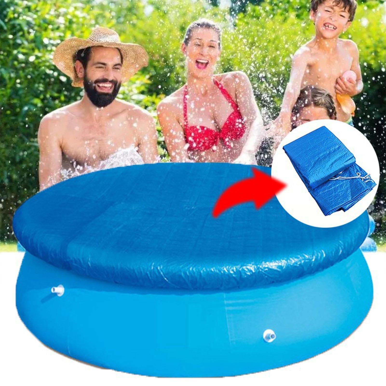 Copertura gonfiabile per piscina rotonda esterna antipolvere coperta