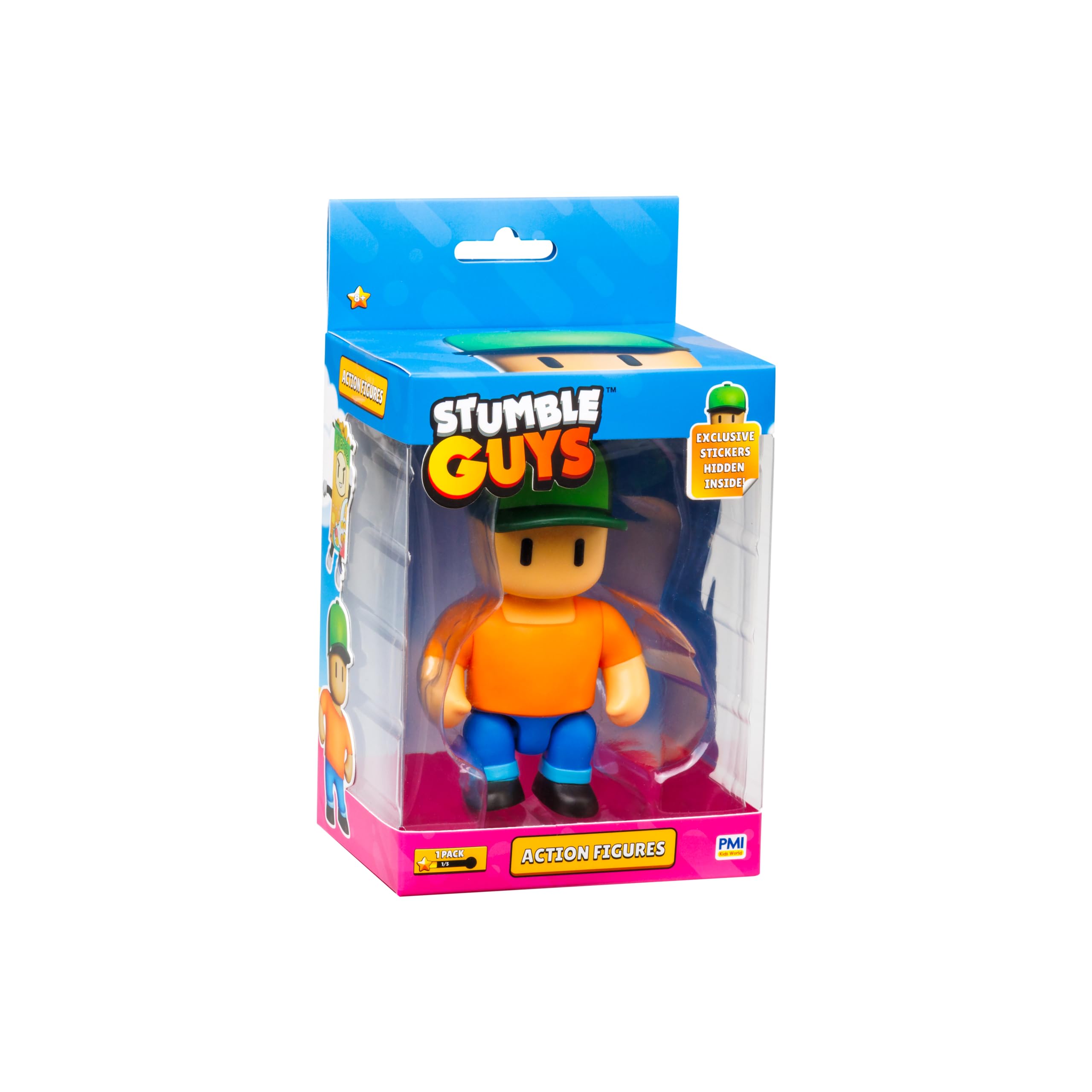 Stumble Guys Action Figures 1-pack Window Box - Mr Stumble, Mixed