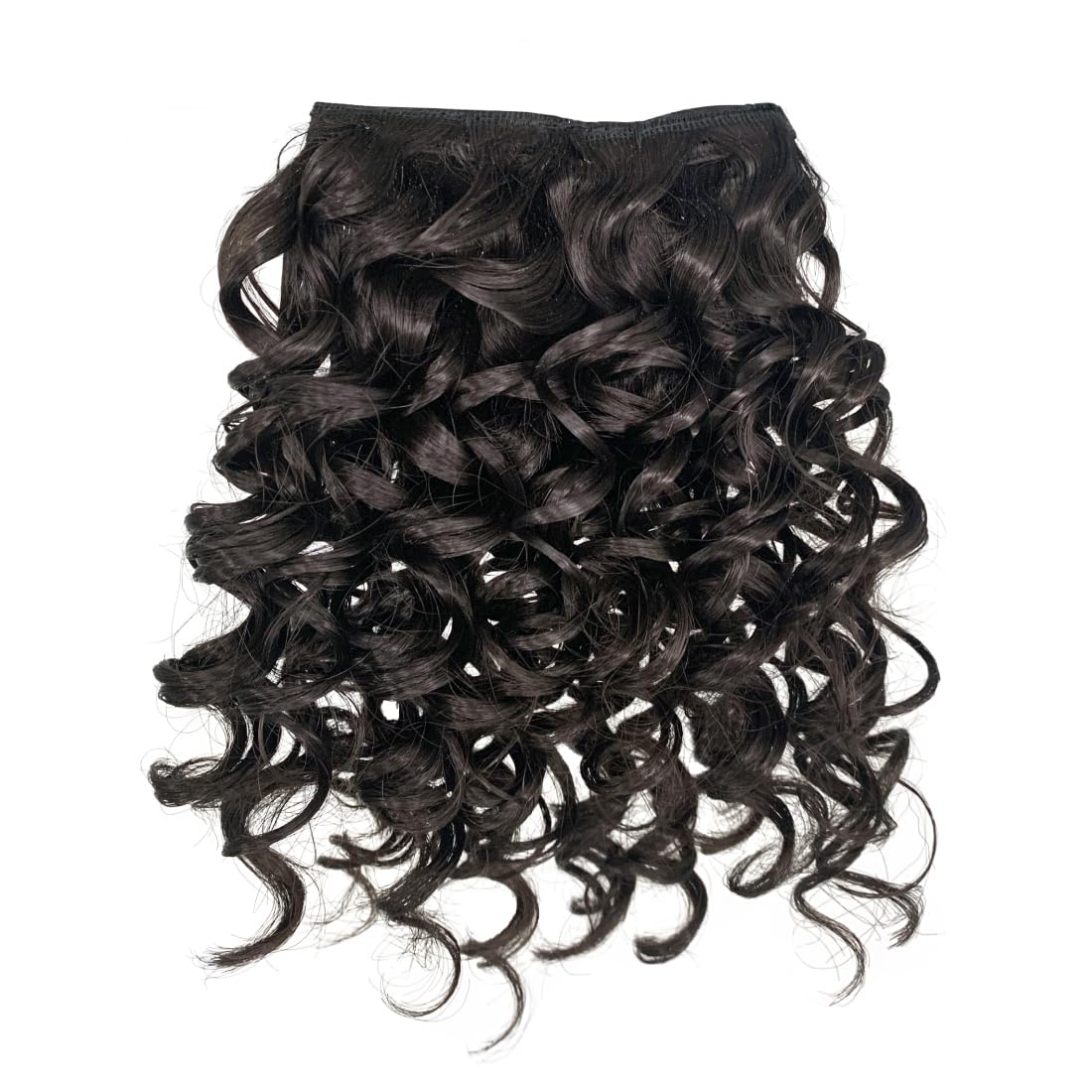 Photo 1 of UAmy Hair Curly Bangs for Black Women: Replaceable Synthetic Curly Bangs with 2 BB Clips in Hairpieces for Daily Wear (Natural Black)