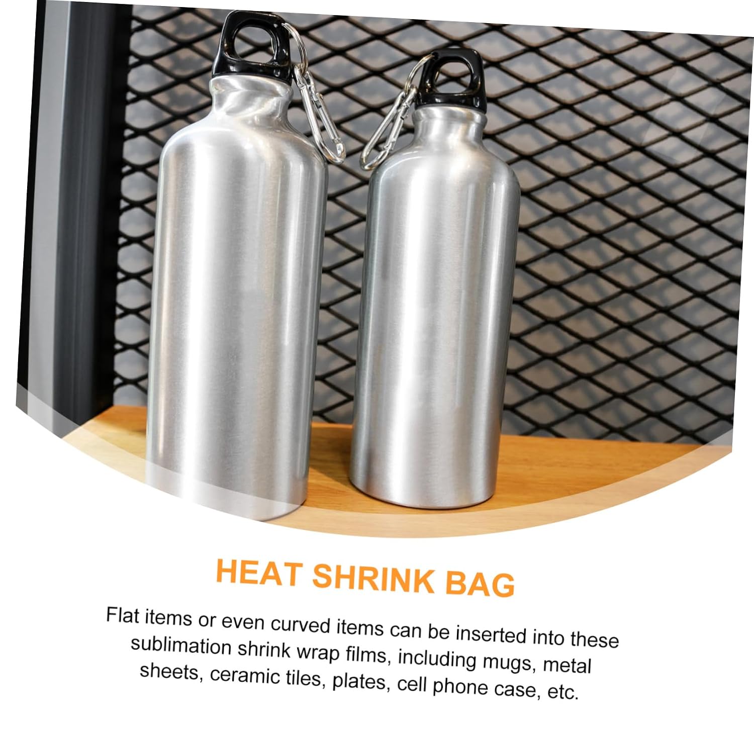 50pcs Sublimation Shrink Wrap Film for Mugs Tumblers and Cups White Pet Heat Transfer Sleeves for Smooth Finish
