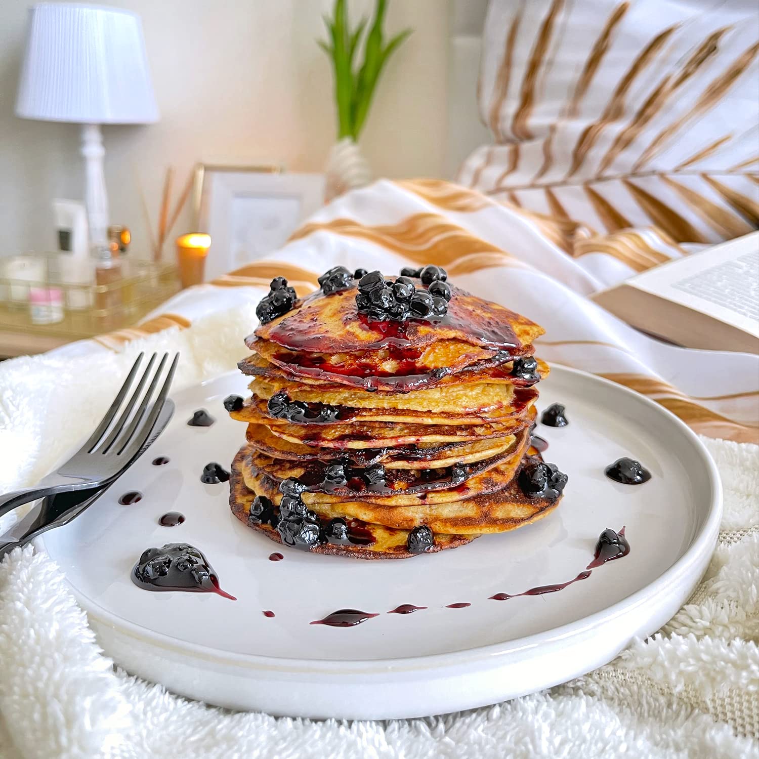 bett'r Pancake Mix. Bio, Vegane & Gluten free Backmischung Mit Bio-essentials, 6 x 400g-25 Pfannkuchen Pro Packung