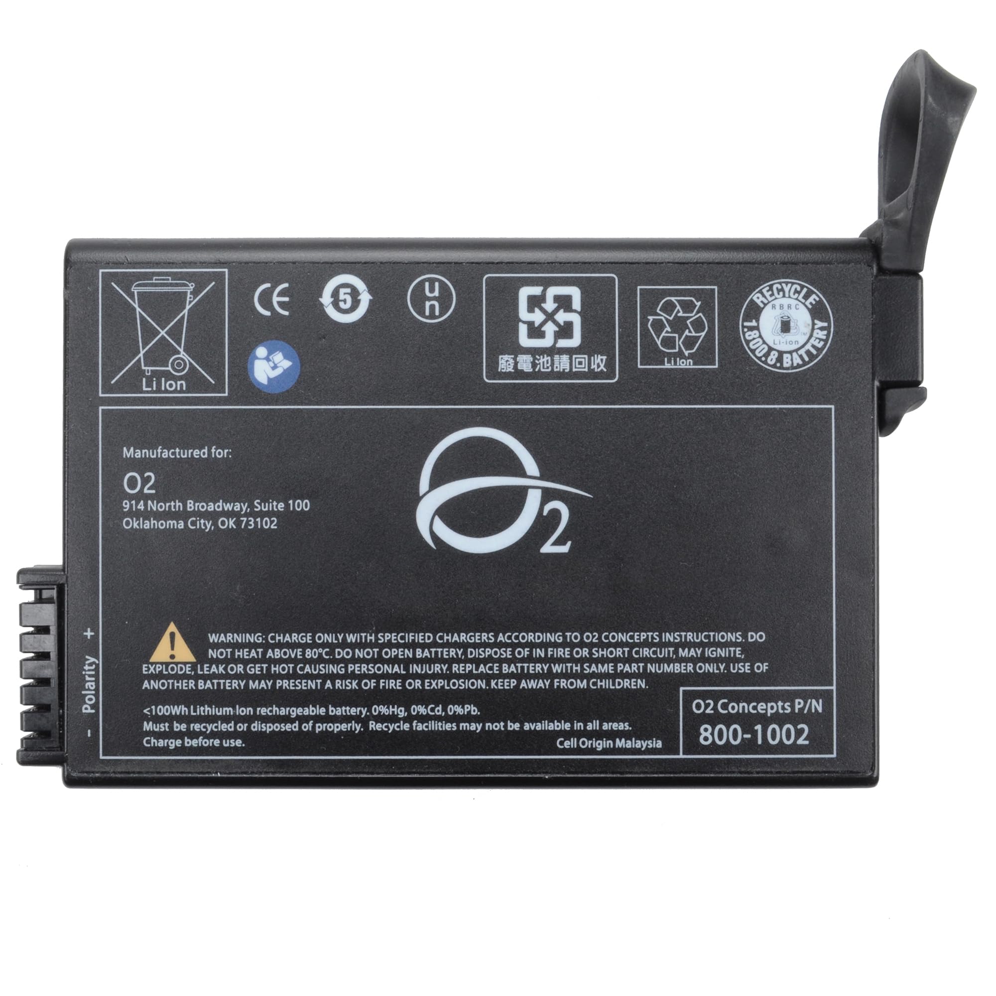 HAYUYU 800-1002 Rechargeable Battery for O2 Concepts Oxlife 4ICR19/65-3