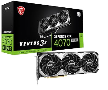 Amazon | MSI Gaming RTX 4070 Super 12G Ventus 3X OC