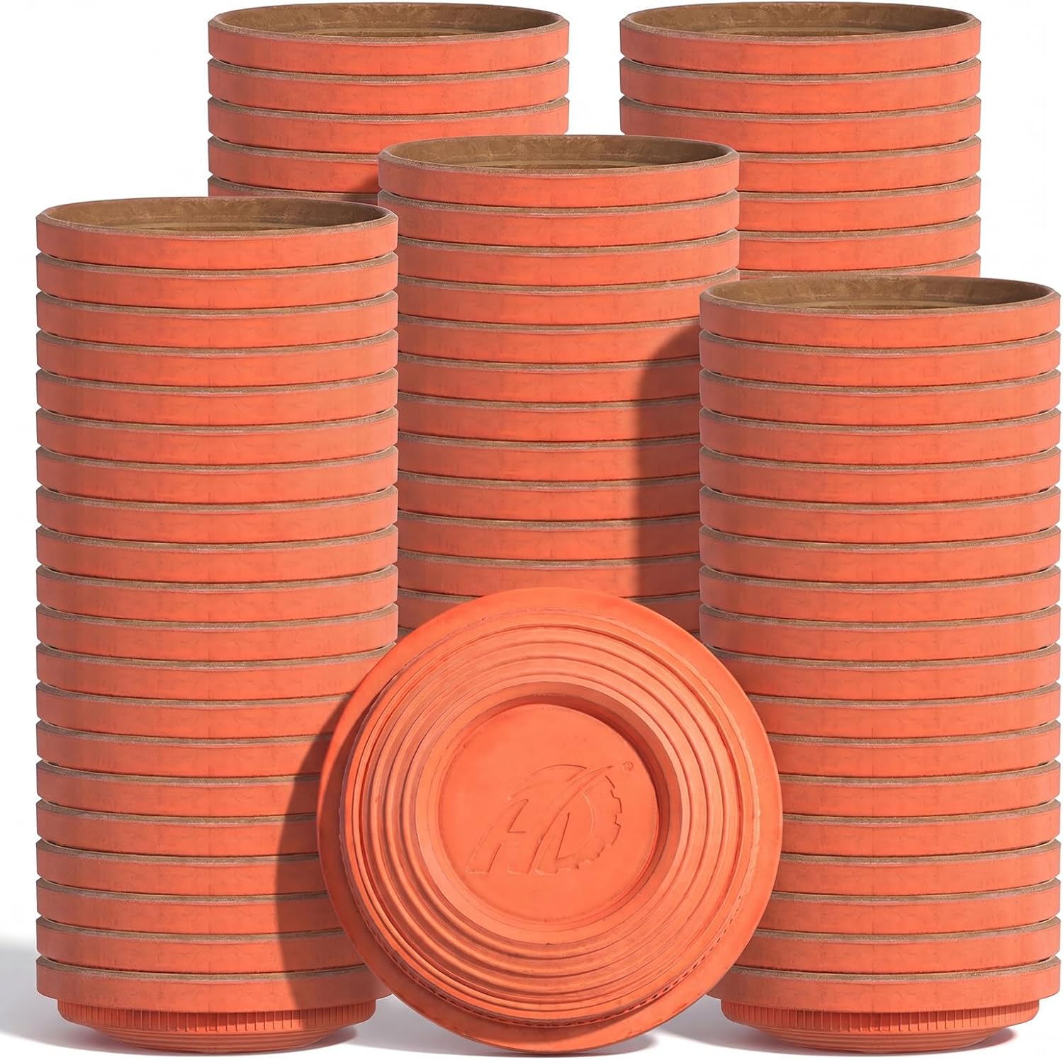 Silipull Biodegradable Clay Pigeons, 25/50/100/150/200 Pack Standard 110mm Clay Targets Refill, Skeet Targets Disks High-Visibility Target for Skeet & Trap Shooting