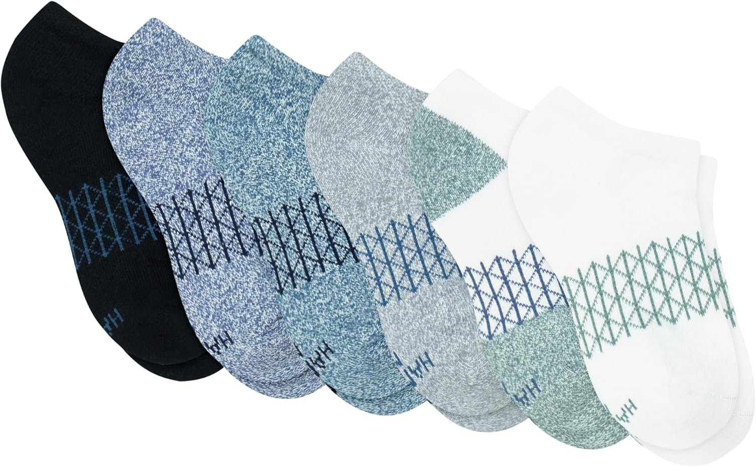 Hanes Boy's Socks, Ankle, Crew, & No Show 6-pack, Absolute Active Cushioned Sports Socks for Boys, Moisture-wicking Athletic