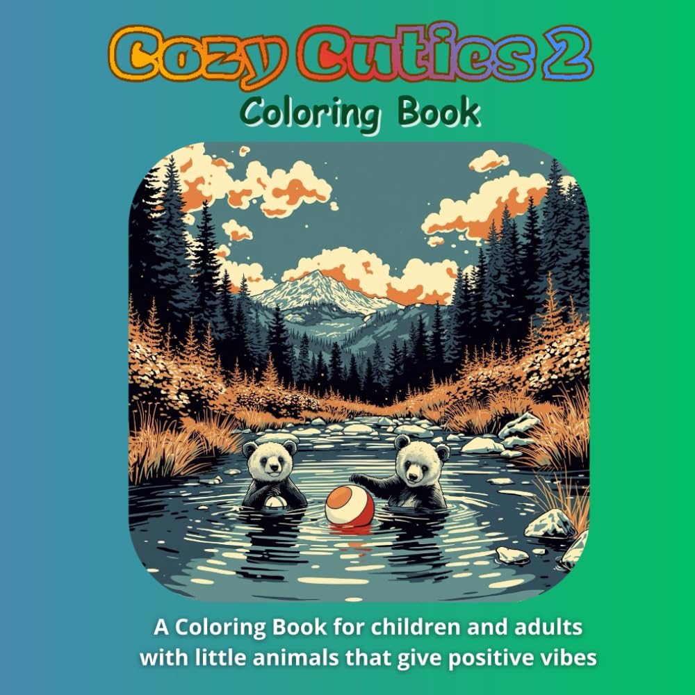 Cozy Cuties 2: Coloring Book