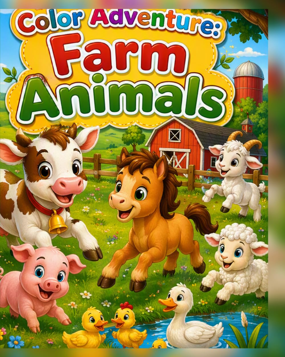 Coloring Adventure: Farm Animals (Coloring Adventure for Kids Color • Discover • Imagine)