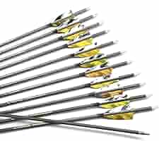 ZSHJGJR Archery Wooden Arrows 31 Inch Handmade Hunting Arrows With Turkey Feathers Fletching For Traditional Recurve Bow Horsebow Longbow Targeting Practice Shooting ZSHJGJR Archery Wooden Arrows 31 Inch Handmade Hunting Arrows With Turkey Feathers Fletching For Traditional Recurve Bow Horsebow Longbow Targeting Practice Shooting