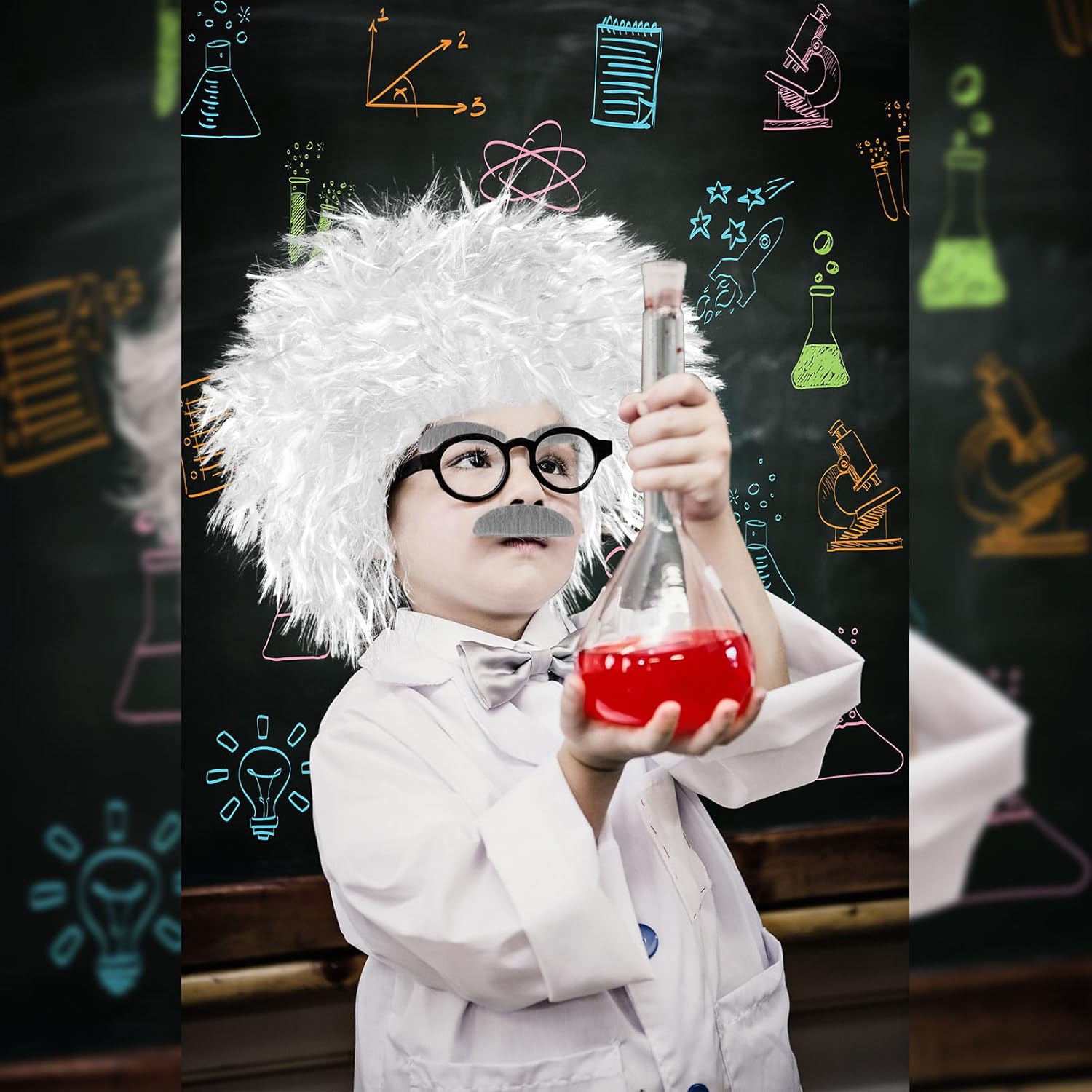 Custom For Girls 10-12 SATINIOR Pieces Mad Scientist Costume Set