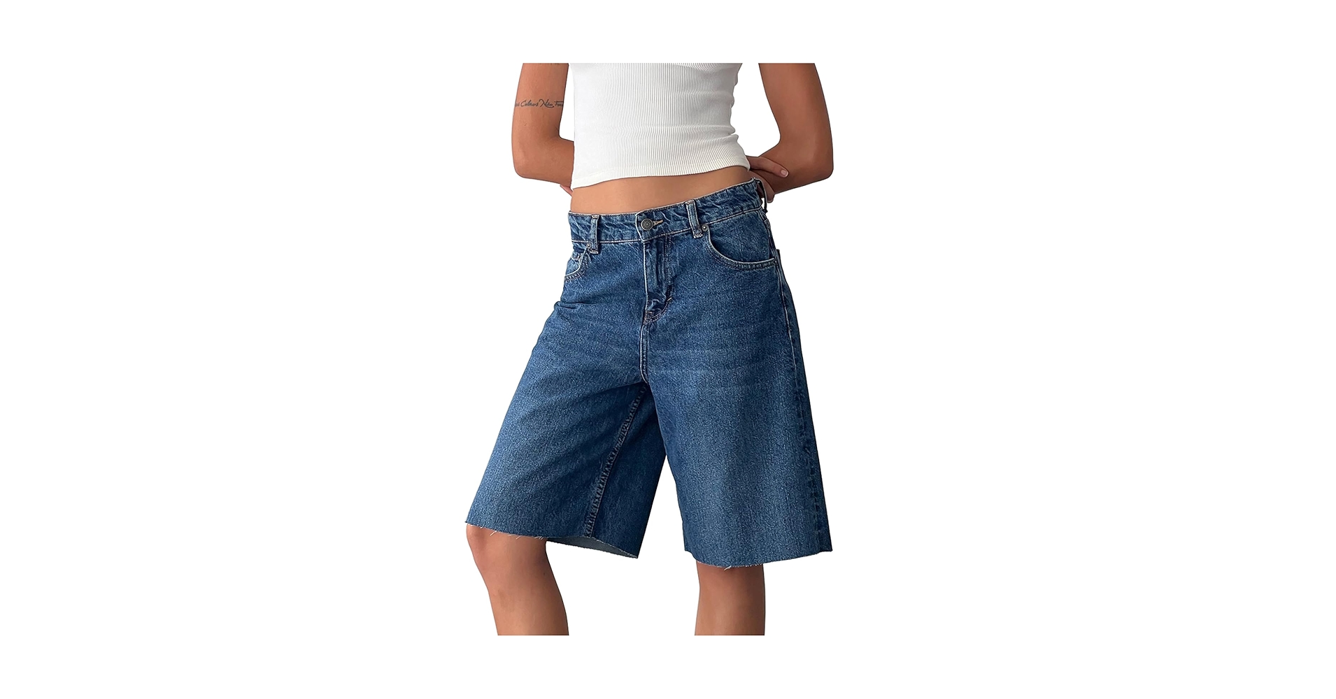 TACSTRUN High Waisted Jean Shorts for Women Summer Casual TACSTRUN High Waisted Jean Shorts for Women Summer Casual