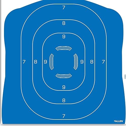 Miniatura 10 de Objetivos de silueta EZ-Aim para disparar - Objetivos de práctica de papel de cuerpo humano