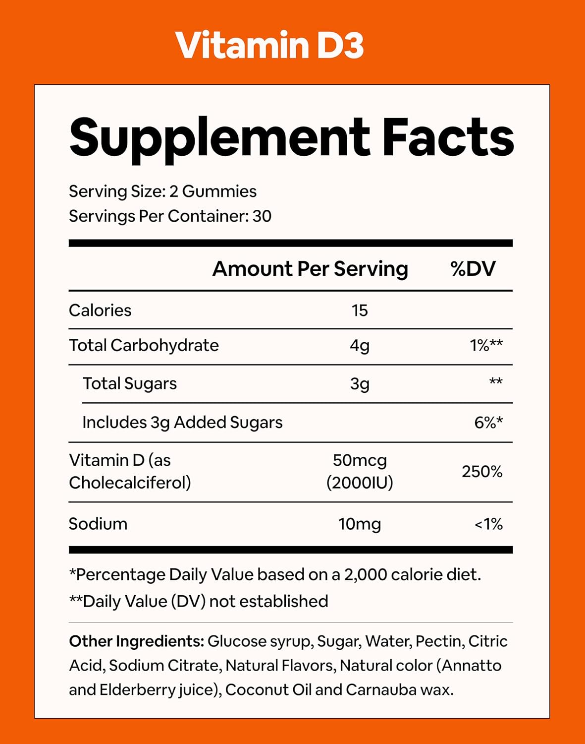 Black Girl Vitamins - Vitamin D3/K2 Gummies, for Immune, Energy, and Bone Support, 2000IU (50mcg) Vitamin D per Serving, Gluten-Free Vitamin D Gummies - Image 3