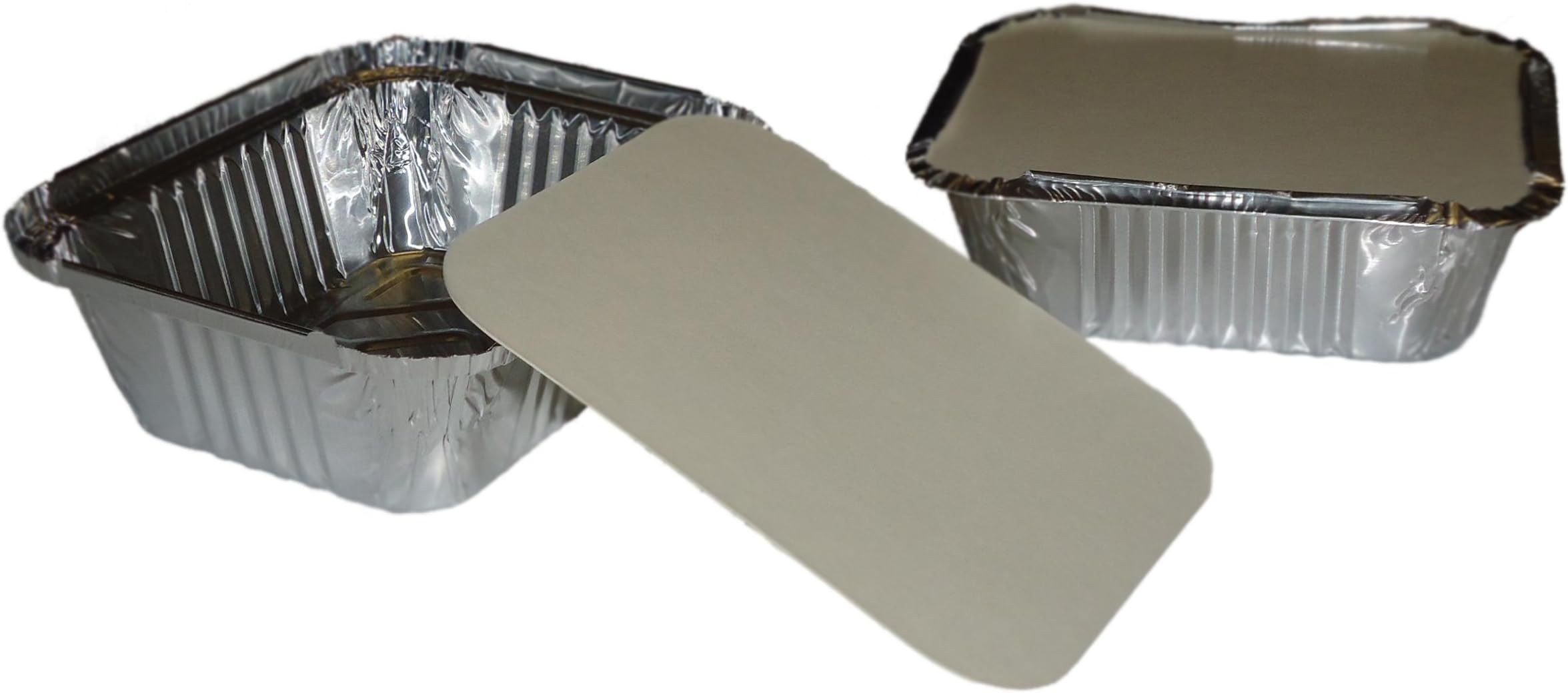 200 ALUMINIUM FOIL FOOD TAKEAWAY CONTAINERS TRAYS + LIDS No2 Order before 12 noon for same day dispatch weekdays only