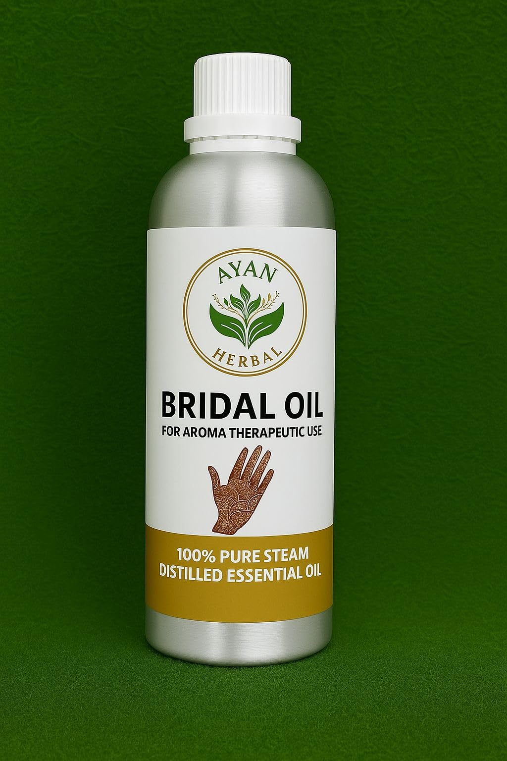 Bridal Oil for Mehendi, 100% Pure Steam Distilled Essential Oil, Natural Aromatherapy Oil for Dark Mehndi Stain, 100ml-image-21