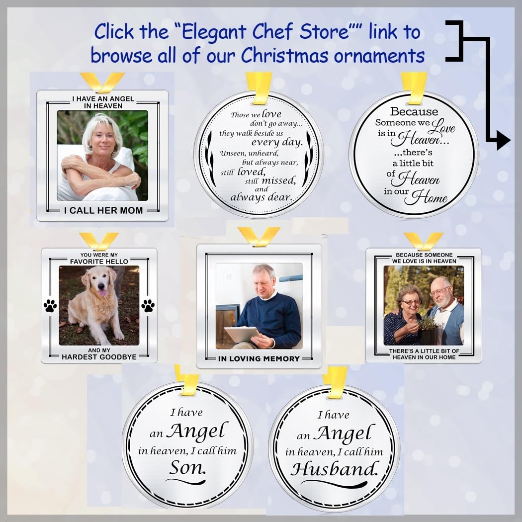 Elegant Chef Ozdoba świąteczna dla syna - 'Always Remember You are Braver' Stronger Smarter' – motywacyjny i inspirujący prezent od mamy taty – dekoracja świąteczna – płaska stal nierdzewna 7,6 cm