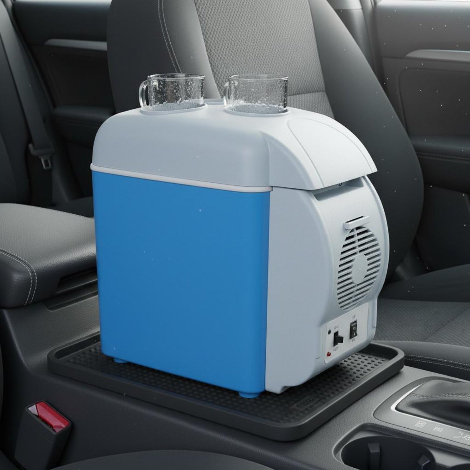 Baoblaze Frigorifero Portatile Auto Mini Frigo Elettrico Termico Scaldavivande Campeggio Raffreddatore Riscaldatore Ad Alimentazione 12V Capacità di 7.5L