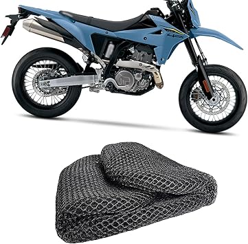 PEDAPENG2 For DR-Z4SM DR-Z4S DRZ400E DRZ400S DRZ400SM 2022-2026 Honeycomb Seat Cover Sun Protective Seat Cushion Cover Thermal Breathable Seat Cushion Cover Motorcycle Accessories