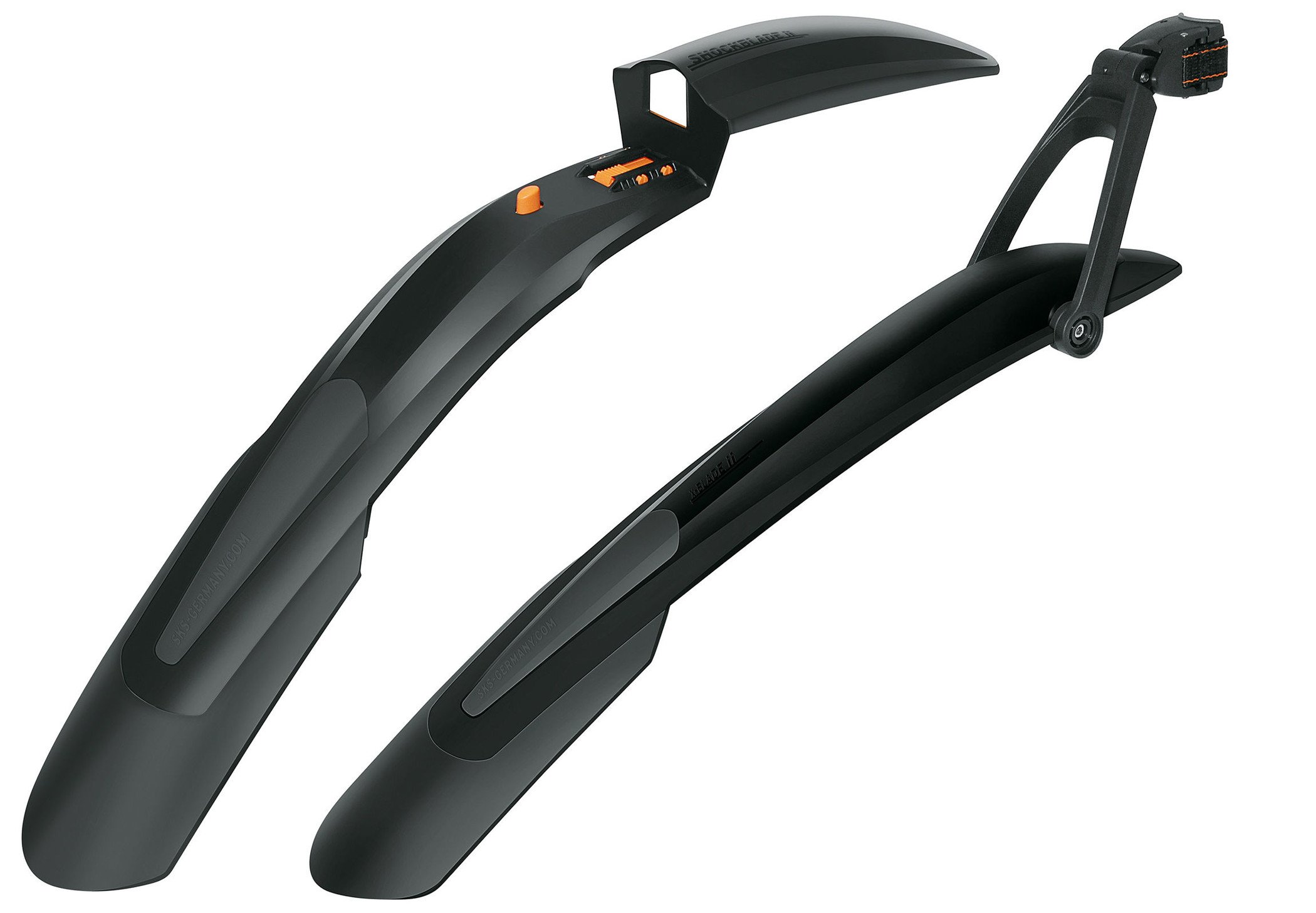 FVLFIL SKS Shockblade & X-Blade Dark Schutzblechset 28/29" schwarz 2019 Schutzblech Set