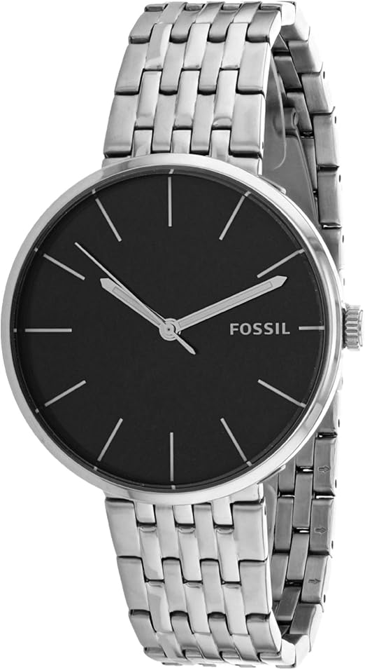 Fossil Men's Hutton Black Dial Watch 