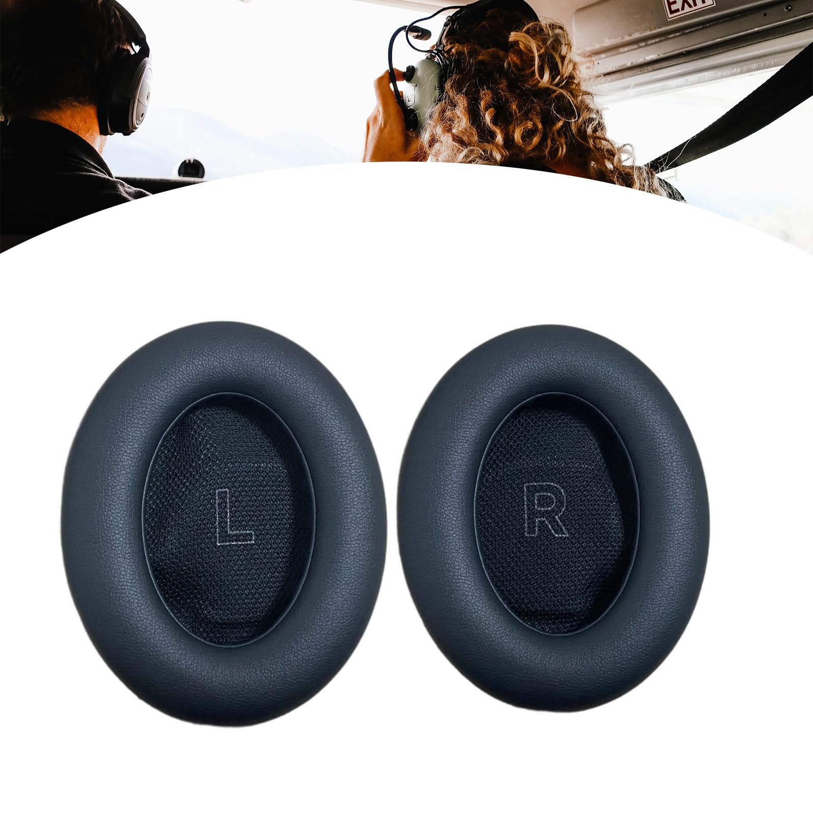 Coussinets de rechange confortables pour écouteurs respirants, coussinets protéinés pour oreilles, coussinets d'oreille pour un son amélioré