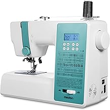 Macchina per cucire digitale MEDION SD36 (36 watt, lunghezza e larghezza del punto regolabili, 270 modelli di punto, luce di cucitura a LED, infilatore automatico, pulsante di inversione, tagliafilo