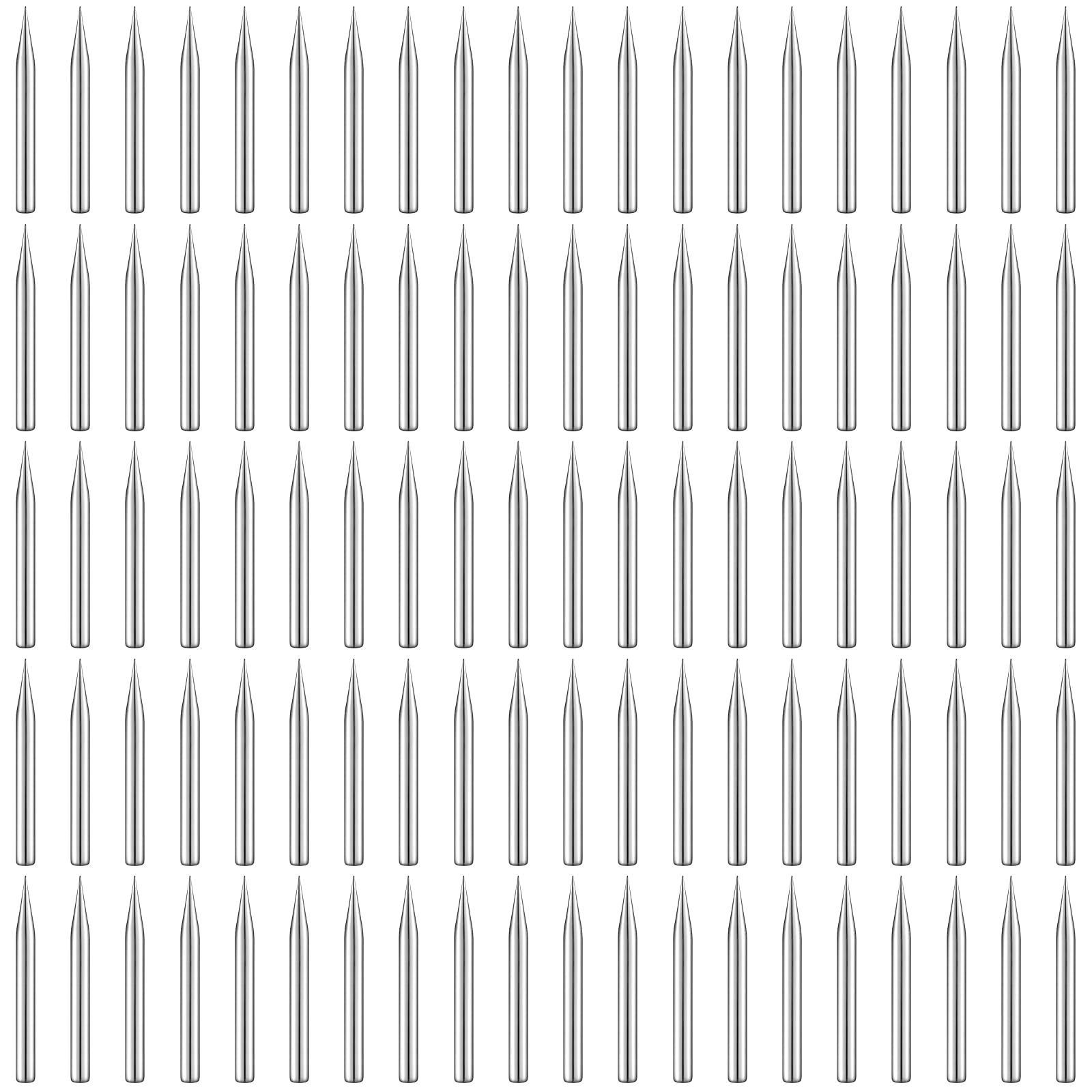 Kingdder 100 Pcs Steel Phonograph Needles Replacement Record Player Stylus