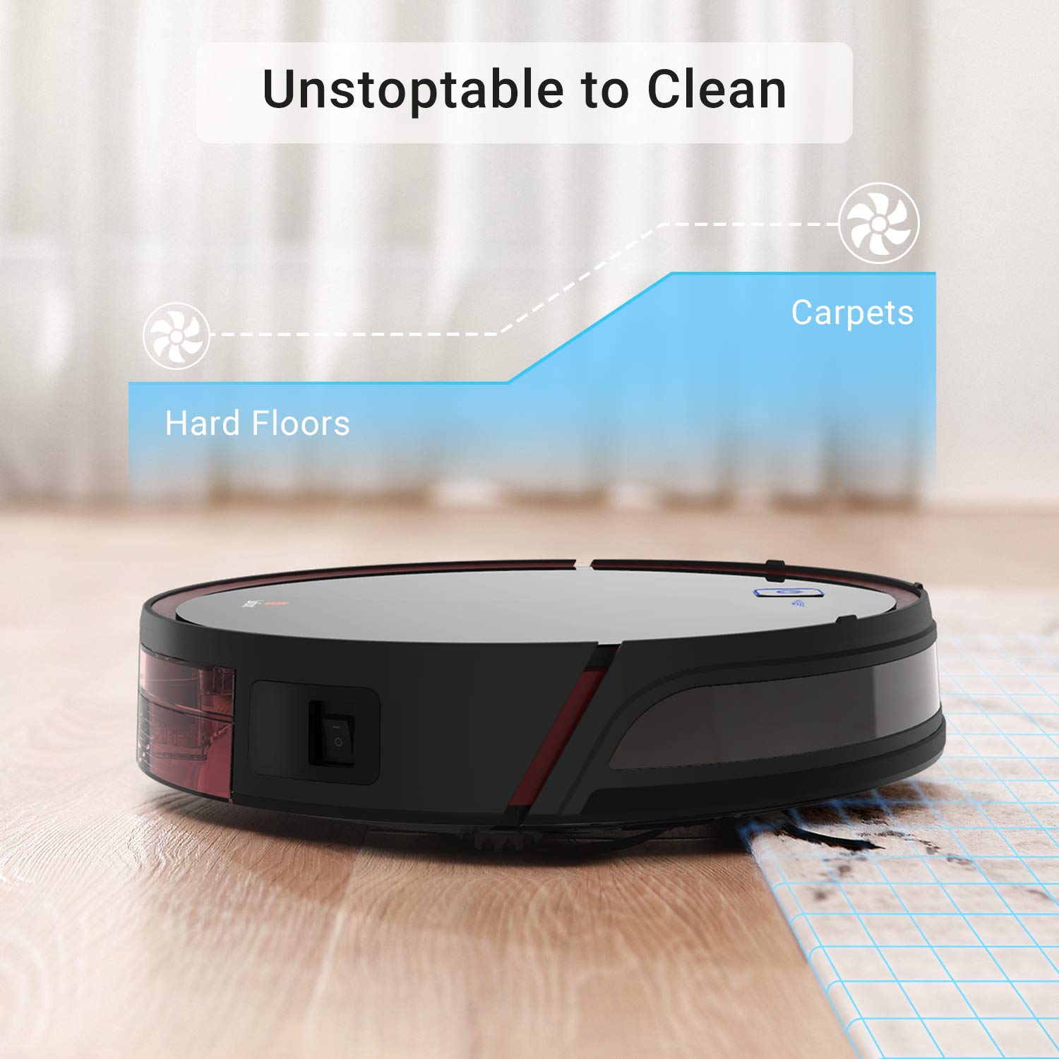 Lefant Robot Vacuum Cleaner with Mop, Robotic Vacuum, 2200Pa Suction