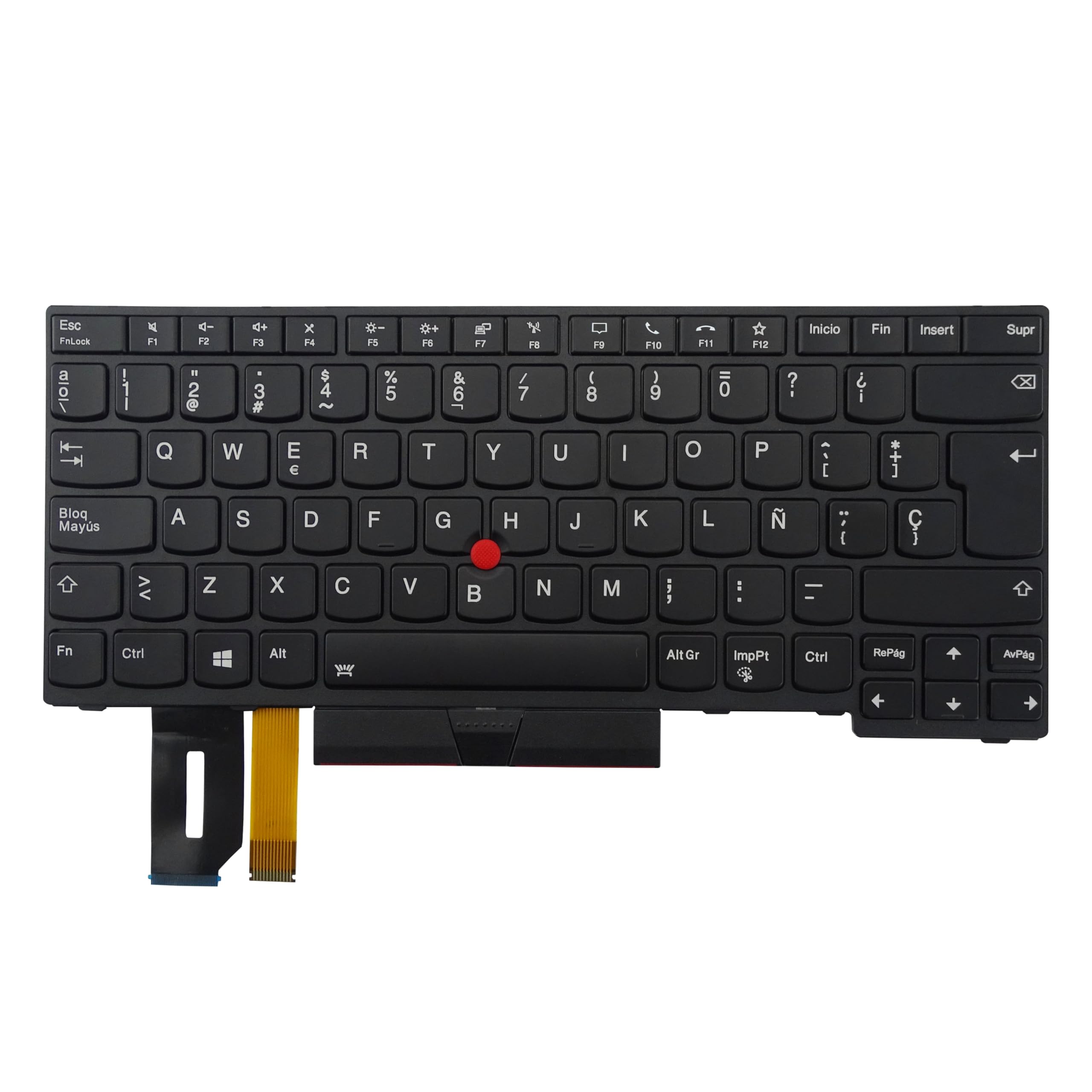 Teclado de repuesto con retroiluminación para Lenovo Thinkpad T14 Gen1 Gen2 P14S Gen1 Gen2 (Español/Español, Retroiluminado)