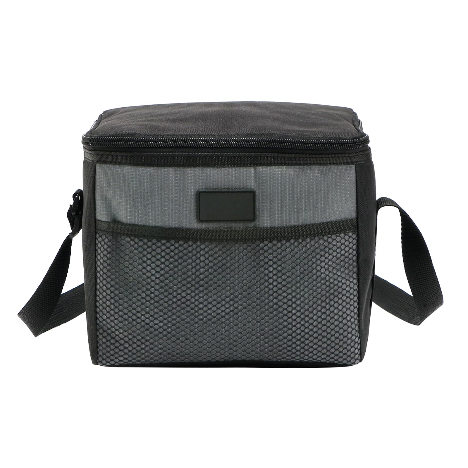Nanxson Geïsoleerde lunchtas voor dames en heren, thermische lunchtassen, lunchcontainer voor werk picknick (15,5 l, grijs