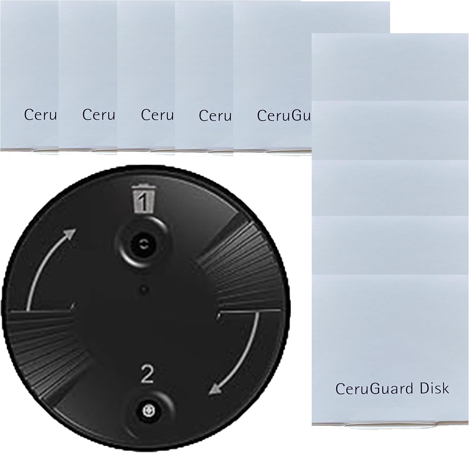 Wax Guards Filters for Phonak CeruShield Disk for Marvel Paradise Hearing Aid Supplies Replacement Accessories by Waltsun (10 Packs / 80 Filters)
