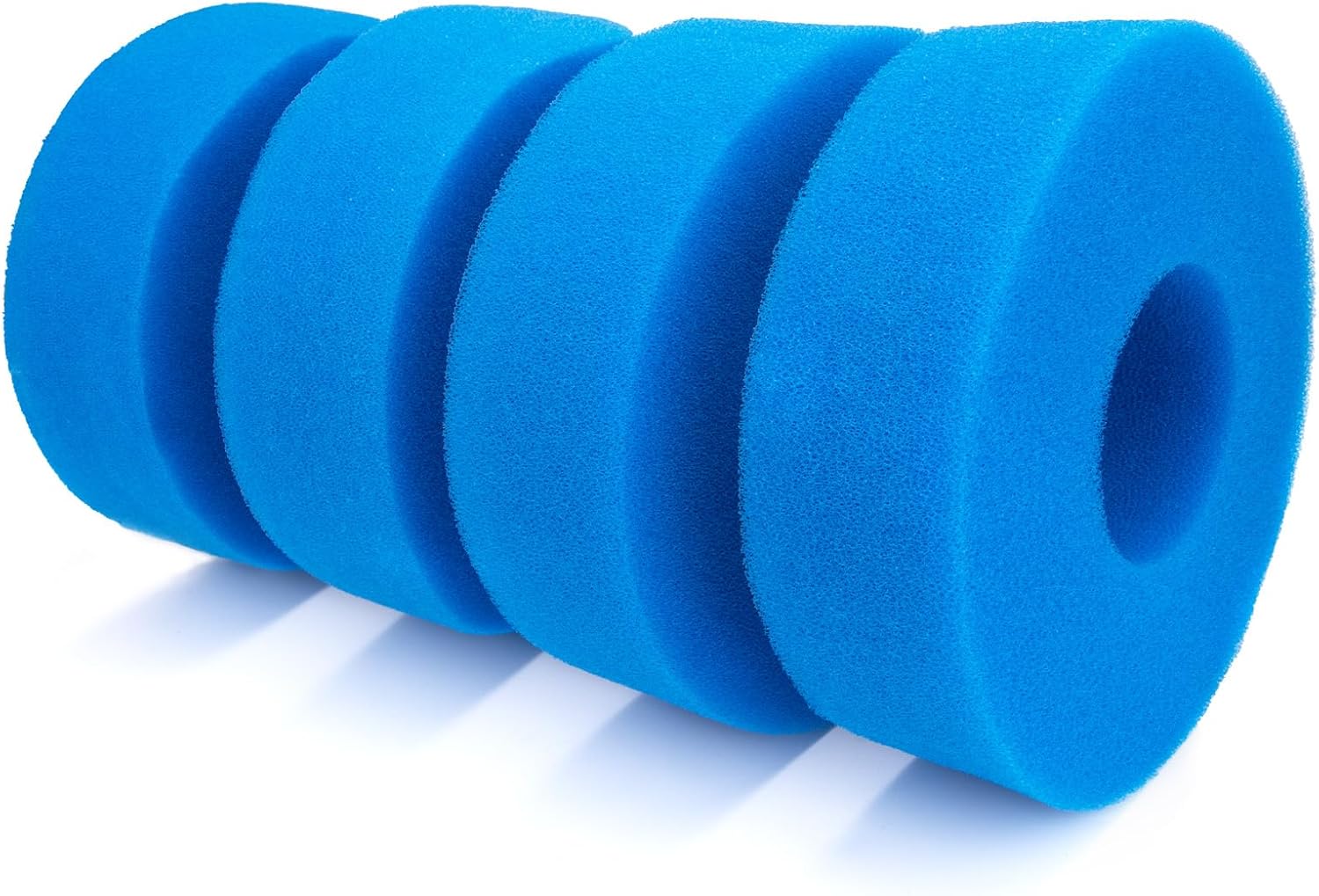 4-Pack Foam Sponge Filter Media, Compatible with Laguna Pressure-Flo 1400 gal. (5000 L) and 2000 gal. (6000 L) UVC Filters, Replacement for Part PT1736 PT1503