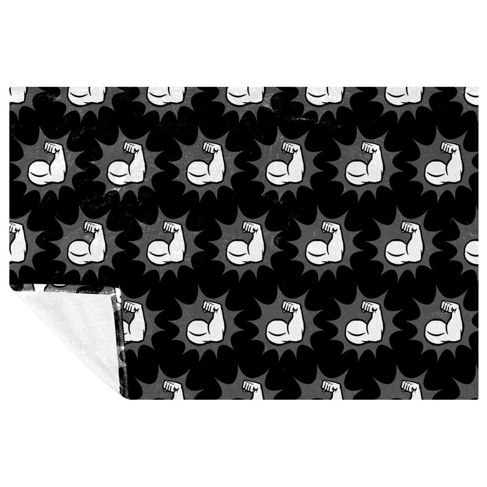 Couverture biceps chaude pour stopper le froid sur le canapé et le lit