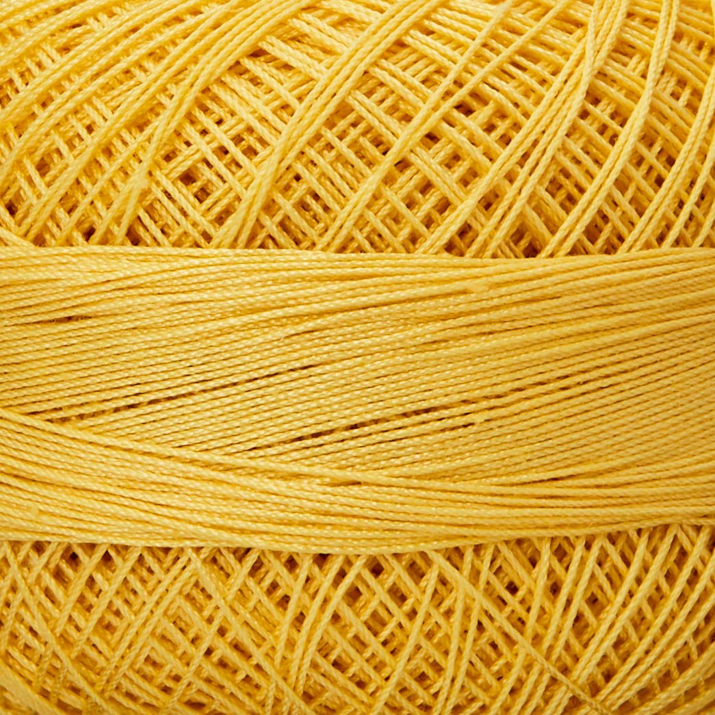 Lizbeth Size 80 HH80613 HH80 Cotton Thread 184 Yds 10G, Golden Yellow Medium