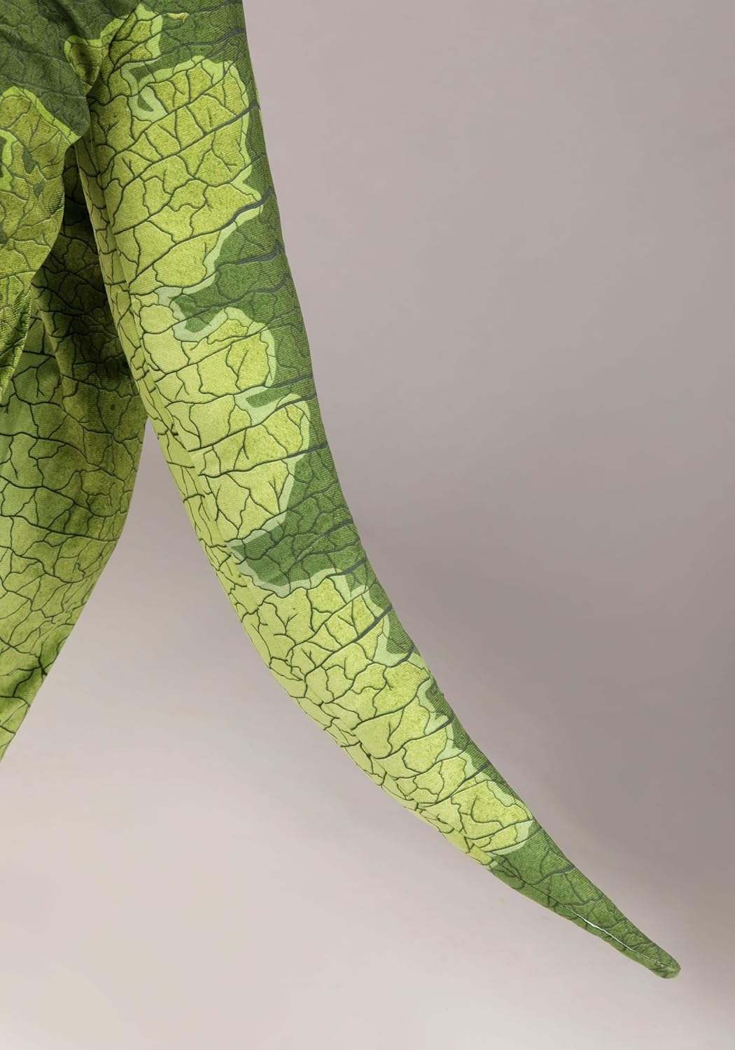 Adult Dilophosaurus Costume, Dinosaur Womens Green Frilled Plush Jurassic Bodysuit Jumpsuit