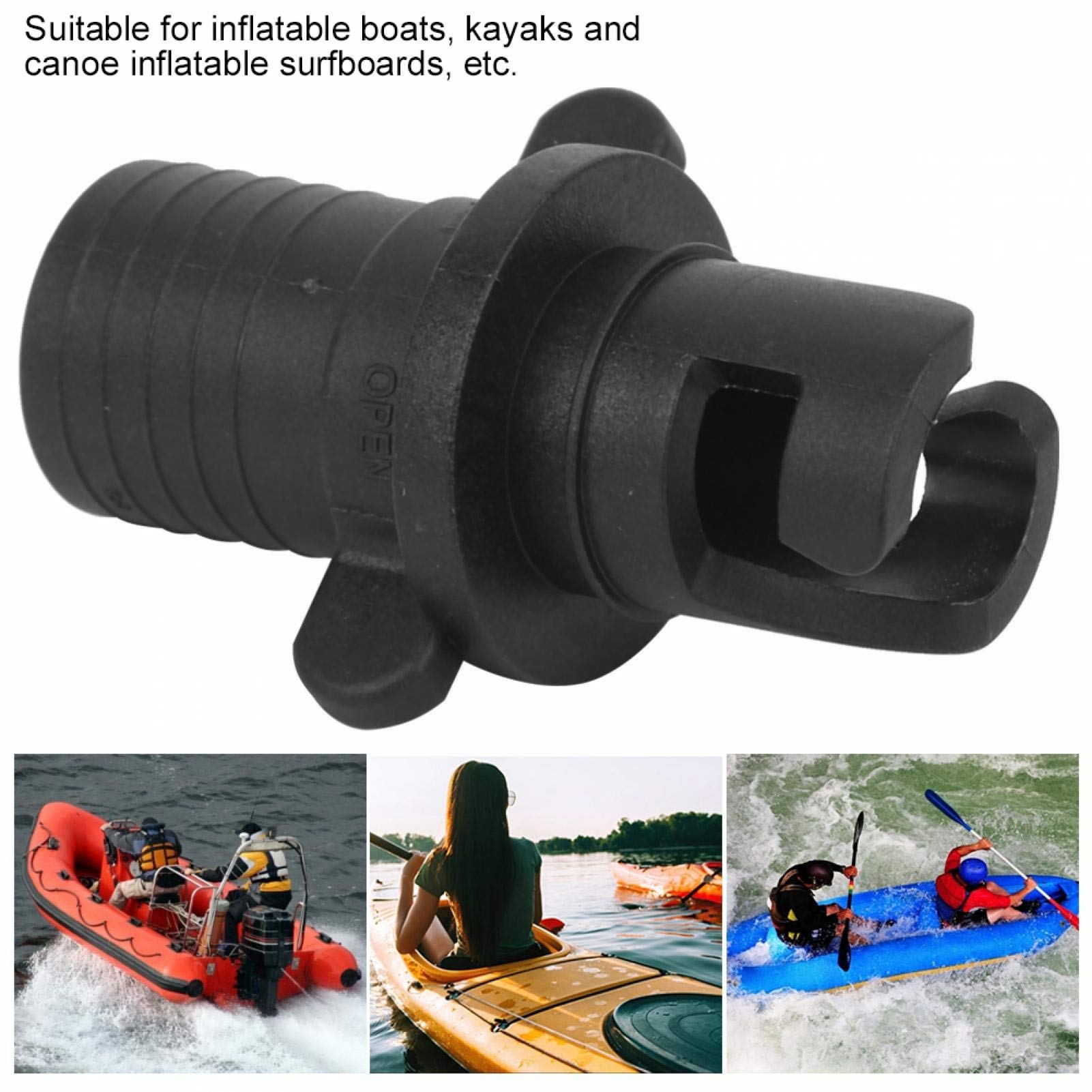 Złącze Zaworu Powietrza Kajaka, Ponton Adapter Pompy Konwerter Pompy Powietrza Adapter Zaworu łodzi Stabilne i Praktyczne Złącze Zaworu Powietrza Kajaka Złącze Zaworu Powietrza Kajaka