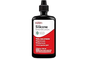 Silicone Oil Squeeze Bottle - 4 Oz - Premium Silicone Lubricant for...