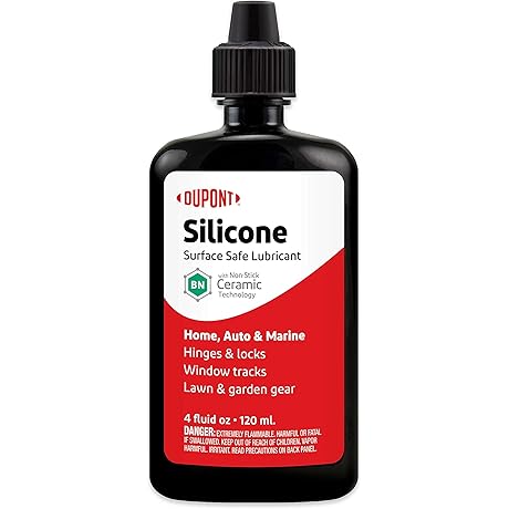 Silicone Oil Squeeze Bottle - 4 Oz - Premium Silicone Lubricant for...