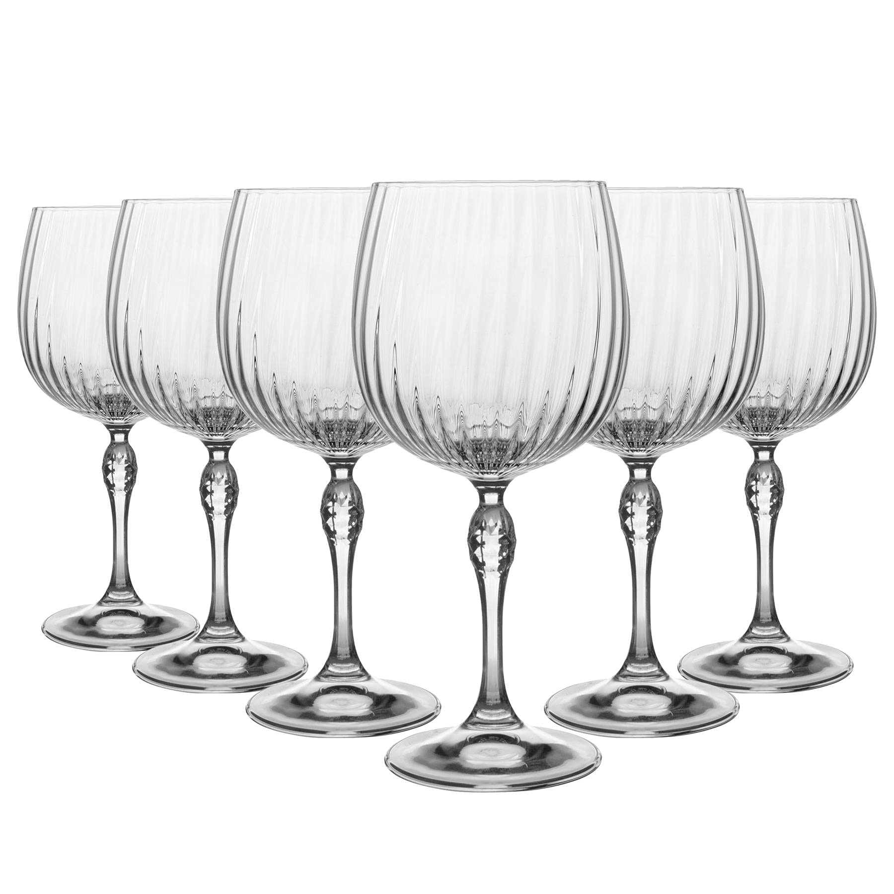 Bormioli Rocco America '20s Gin & Tonic Glasses - 745ml - Clear - Pack of 6