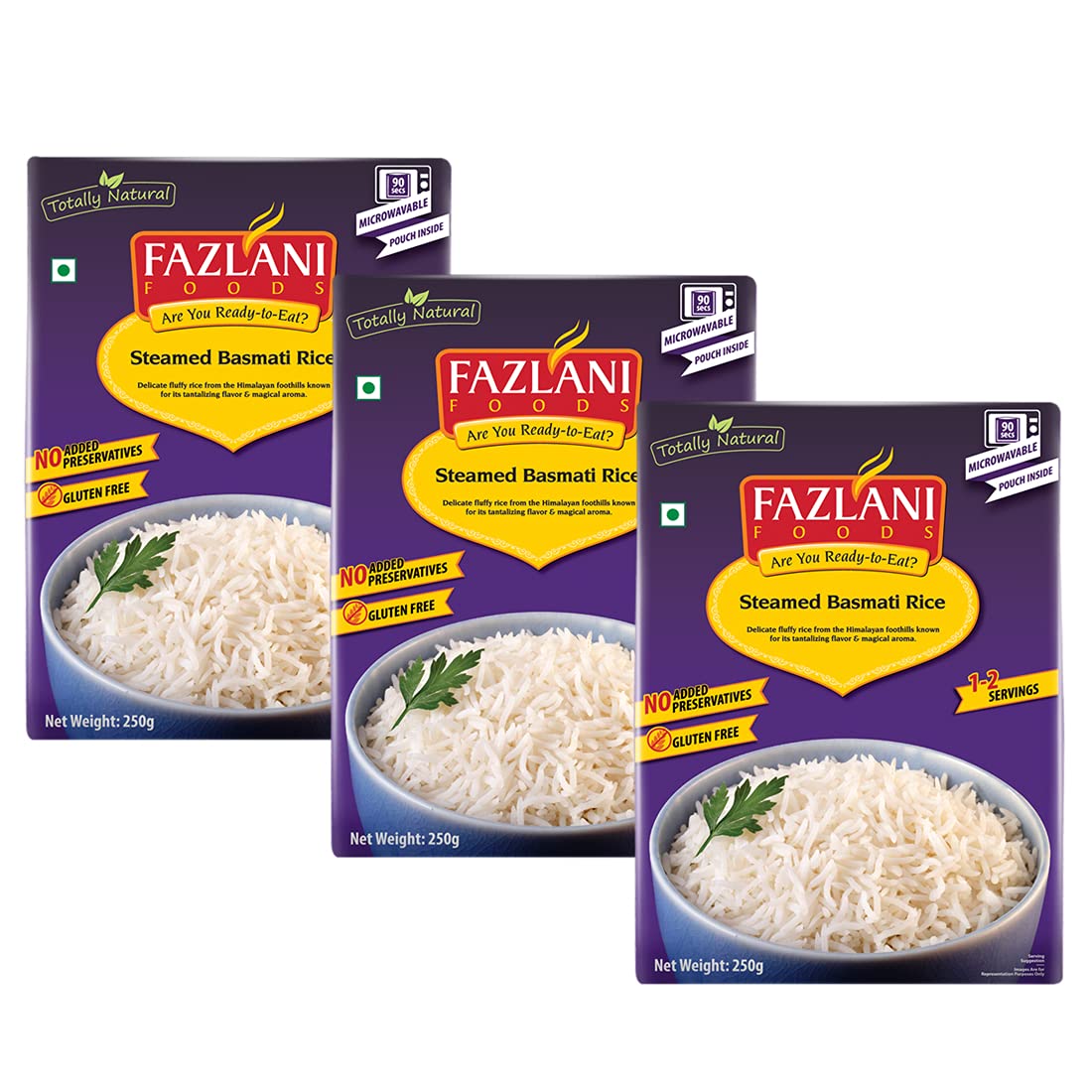 See full amazon price history chart for FAZLANI FOODS Ready To Eat Meal, Pure Veg Instant Indian Food, Heat and Eat Meal, Microwavable, Ready in just 2 minutes (Glutenfree) (250 Gm) (Steamed Basmati Rice, Pack of 3) FAZLANI FOODS Ready To Eat Meal, Pure Veg Instant Indian Food, Heat and Eat Meal, Microwavable, Ready in just 2 minutes (Glutenfree) (250 Gm) (Steamed Basmati Rice, Pack of 3) (B07QFRMB6N) Amazon Price History, Amazon Price Tracker