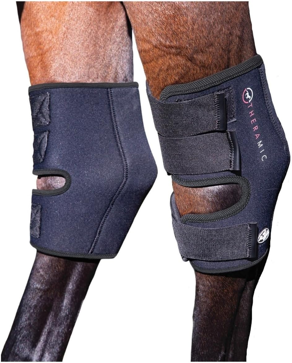 Professional’s Choice Theramic Hock Boots | May Help to Increase Blood Circulation, Reduce Inflammation and Ease Pain |Sold in Pairs | Small, Medium, Large