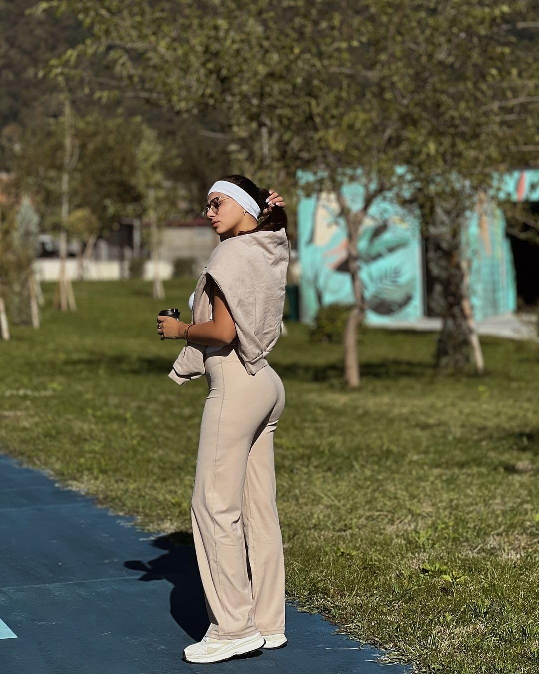 G4Free BareFeel No Front Seam Straight Leggings for Women High Waisted Wide Leg Yoga Pants 29"/31"/33" - Image 3