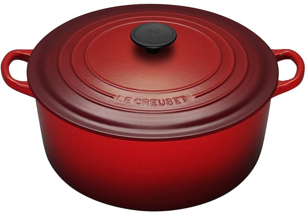 LE CREUSET レッド　20 Le Creuset Signature Casserole 20 cm Orange Red | Knivesworld.eu