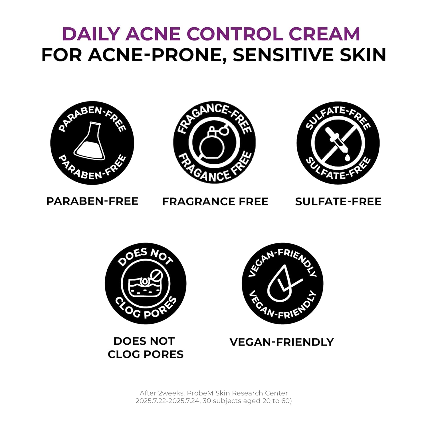 JUMISO Niacinamide 2+ Oil Control Cream - Korean Face Moisturizer for Oily Acne Prone Skin - Pore Minimizing, Sebum Balancing with Hyaluronic Acid, Tranexamic Acid, Galactomyces, 2.7 fl.oz - Image 8