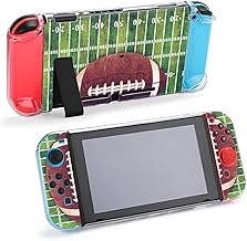 GADZILLE Dockable Switch Case American Football Field Switch Case 360°Full Protection Anti-Fall-Scratch Durable Hard Nintendos Switch Case Protector for Switch Console and Joy-Cons